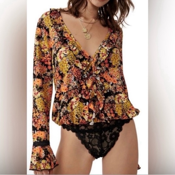 Free People Tops - NWT Free People Heat Wave Bodysuit